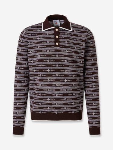 Casablanca Hombre Barcelona Jersey Estampado Logo color Marrón Oscuro sku 551-000431 01 - Foto 1