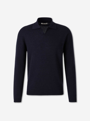 The Row Hombre Barcelona Jersey Cuello Polo color Azul Marino sku 551-000435 01 - Foto 1