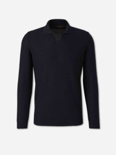Zanone Hombre Barcelona Jersey Cuello Polo color Azul Marino sku 551-000439 01 - Foto 1