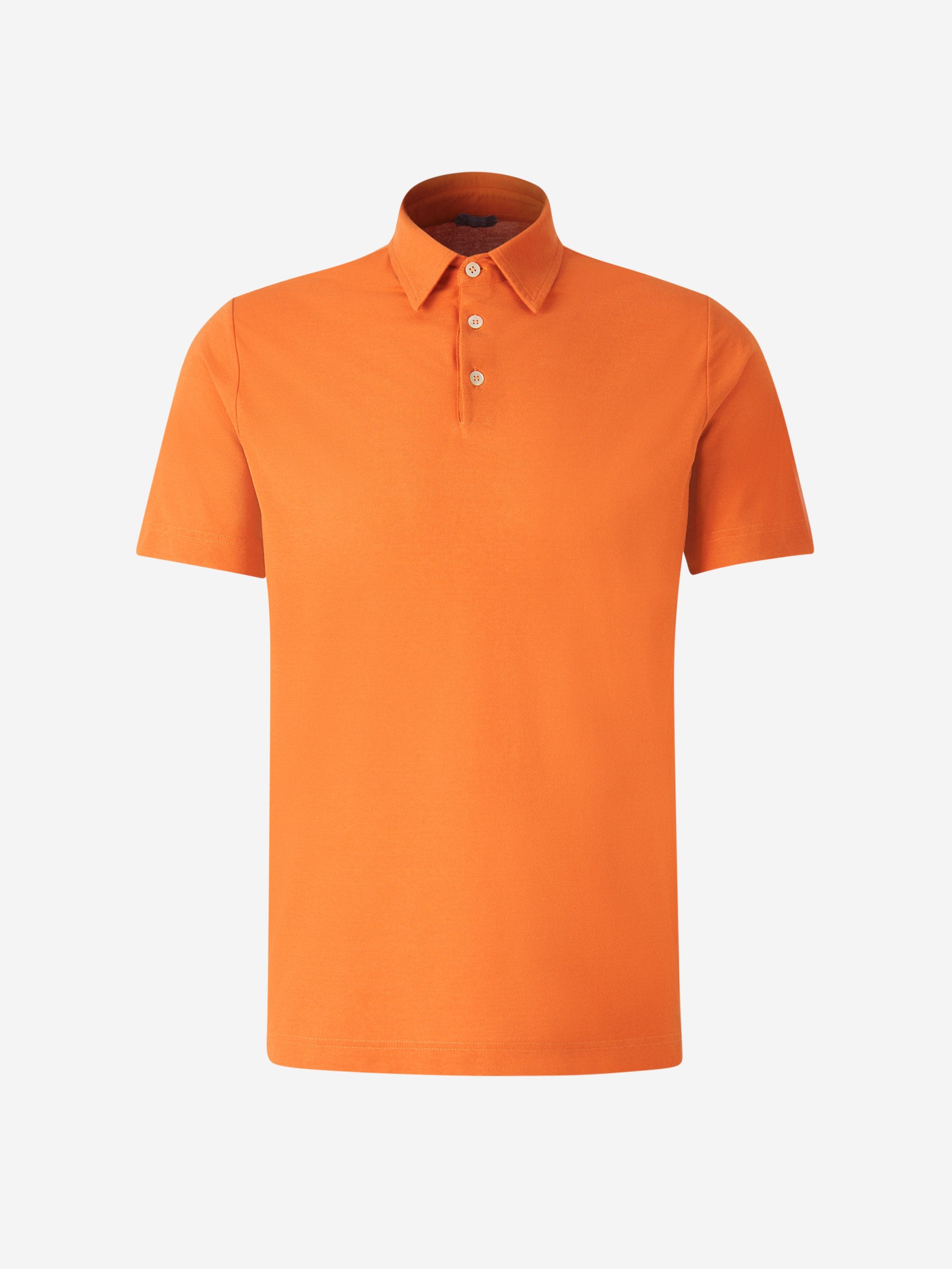 Zanone Hombre Barcelona Polo Liso Algodón color Naranja sku 552-001601 06 - Foto 1