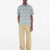 Burberry Hombre Barcelona Polo Check Algodón color Azul Celeste sku 552-001614 02 - Foto 1