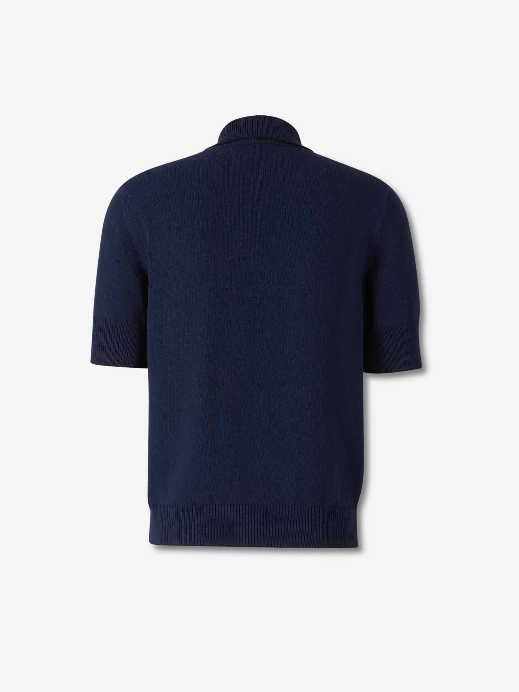 Balmain Hombre Barcelona Polo Punto Bordado color Azul sku 552-001621 02 - Foto 2