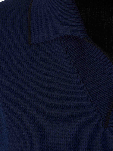 Balmain Hombre Barcelona Polo Punto Bordado color Azul sku 552-001621 02 - Foto 3