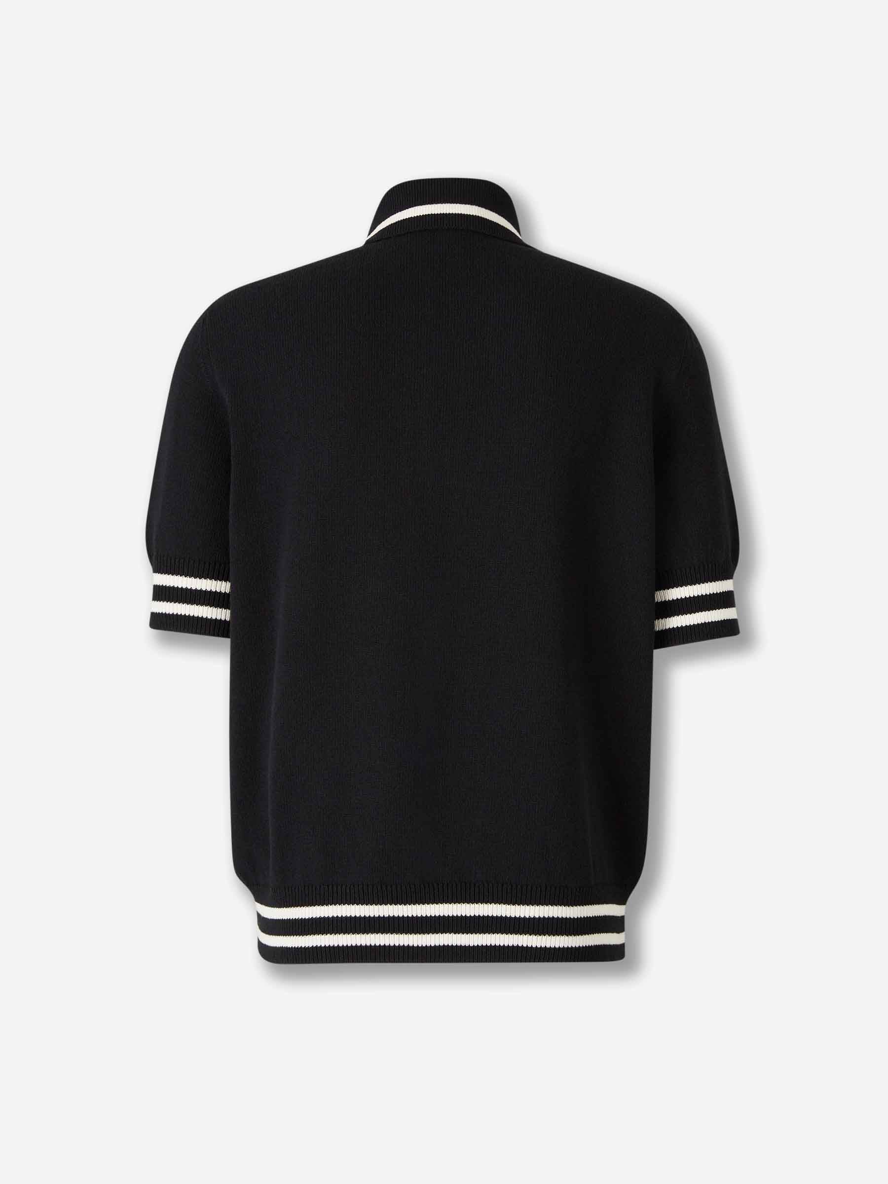 Balmain Hombre Barcelona Polo Punto Logo color Negro sku 552-001622 01 - Foto 2