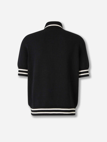 Balmain Hombre Barcelona Polo Punto Logo color Negro sku 552-001622 01 - Foto 2