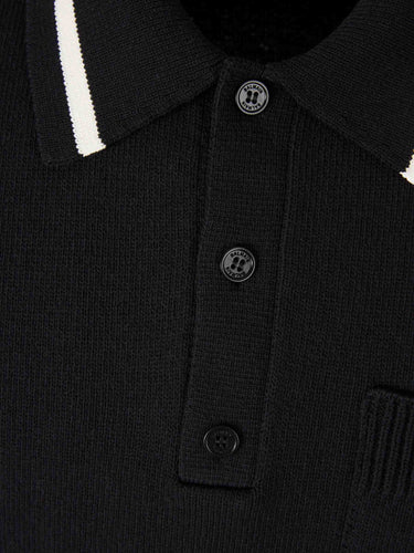 Balmain Hombre Barcelona Polo Punto Logo color Negro sku 552-001622 01 - Foto 3
