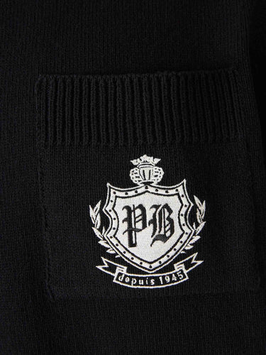 Balmain Hombre Barcelona Polo Punto Logo color Negro sku 552-001622 01 - Foto 4