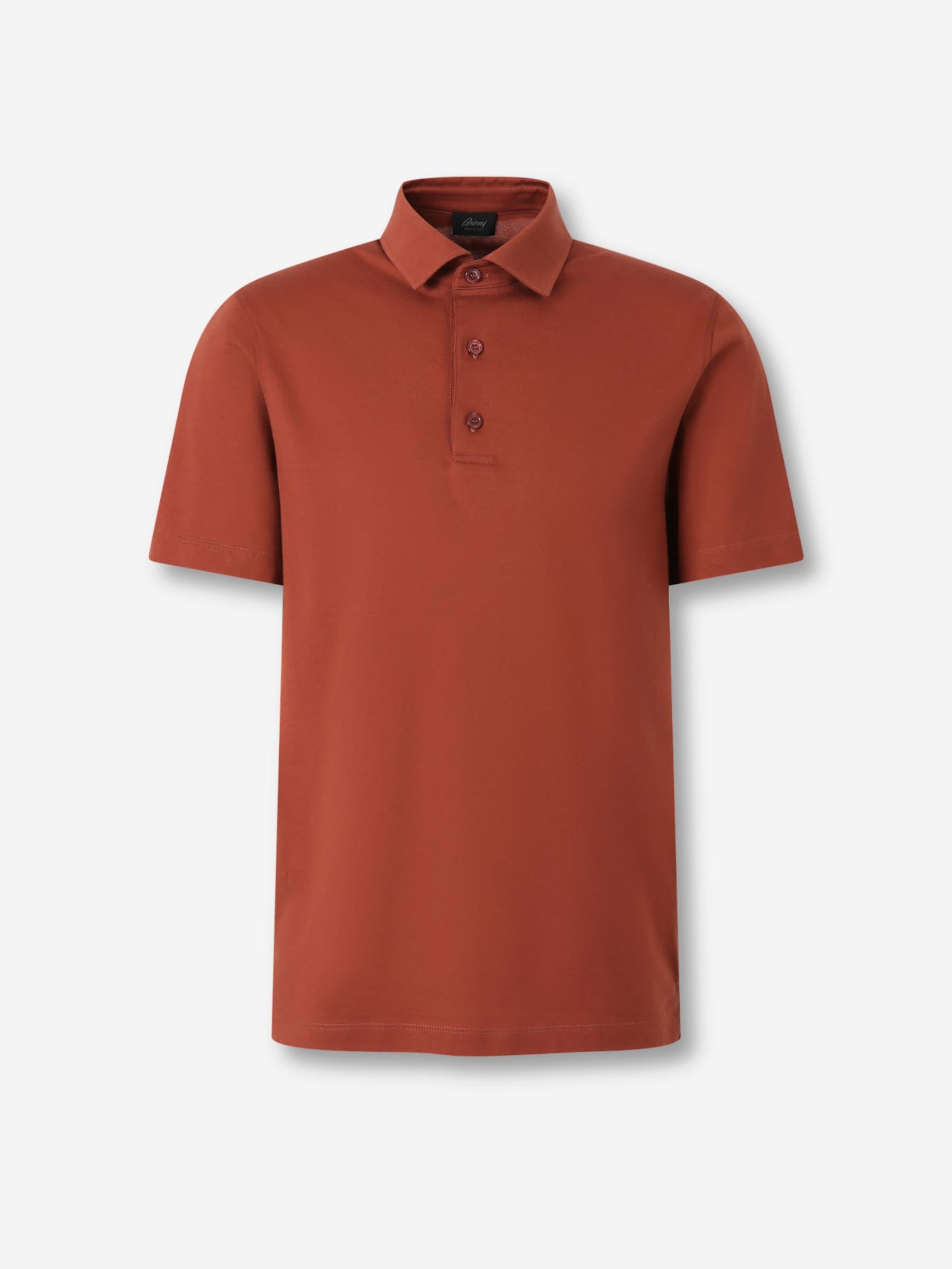 Brioni Hombre Barcelona Polo Jersey Cachemira color Terracota sku 552-001623 01 - Foto 1