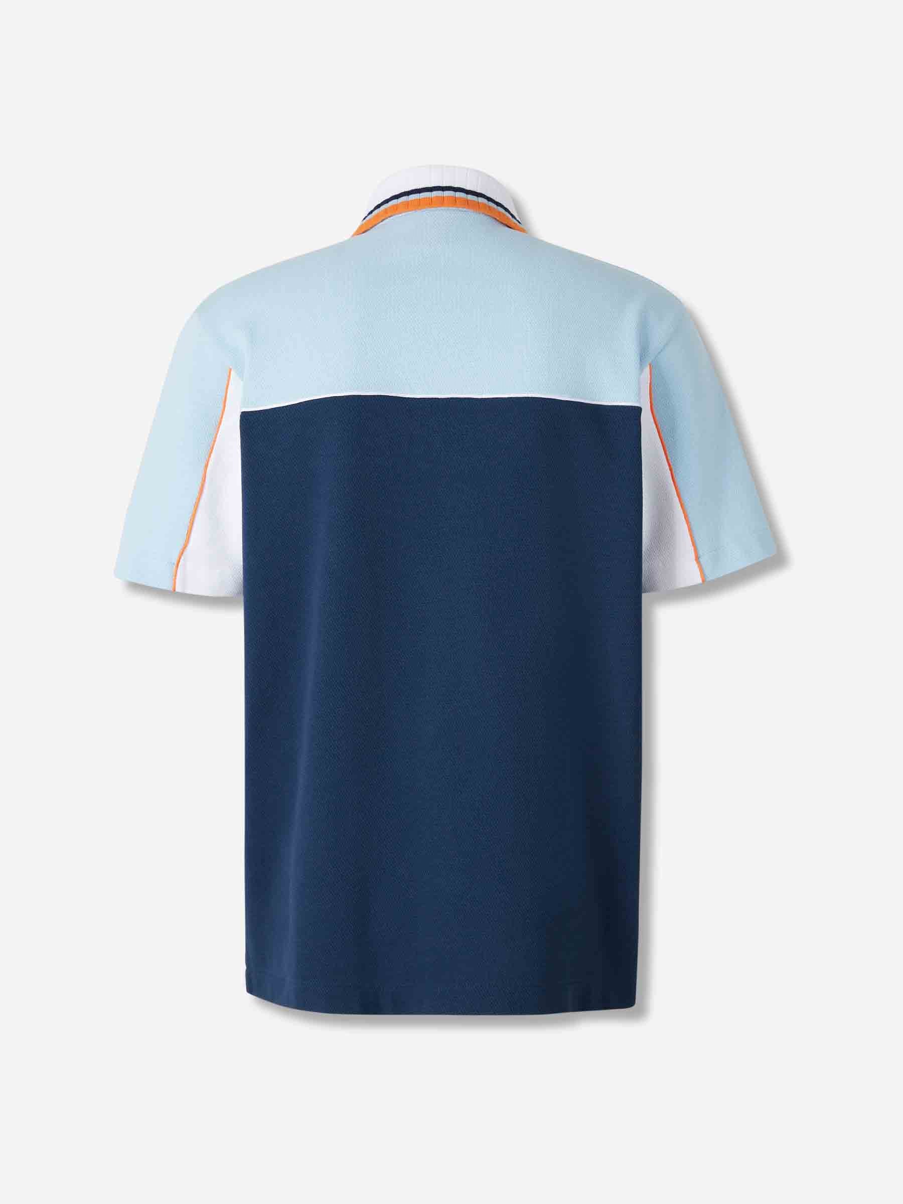 Casablanca Hombre Barcelona Polo Cremallera Logo color Azul sku 552-001625 01 - Foto 2