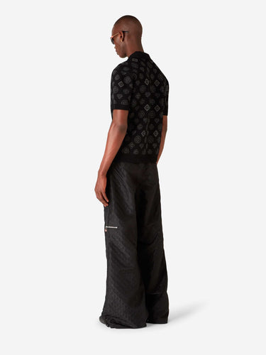 Casablanca Hombre Barcelona Polo Monograma Jacquard color Negro sku 552-001627 01 - Foto 3