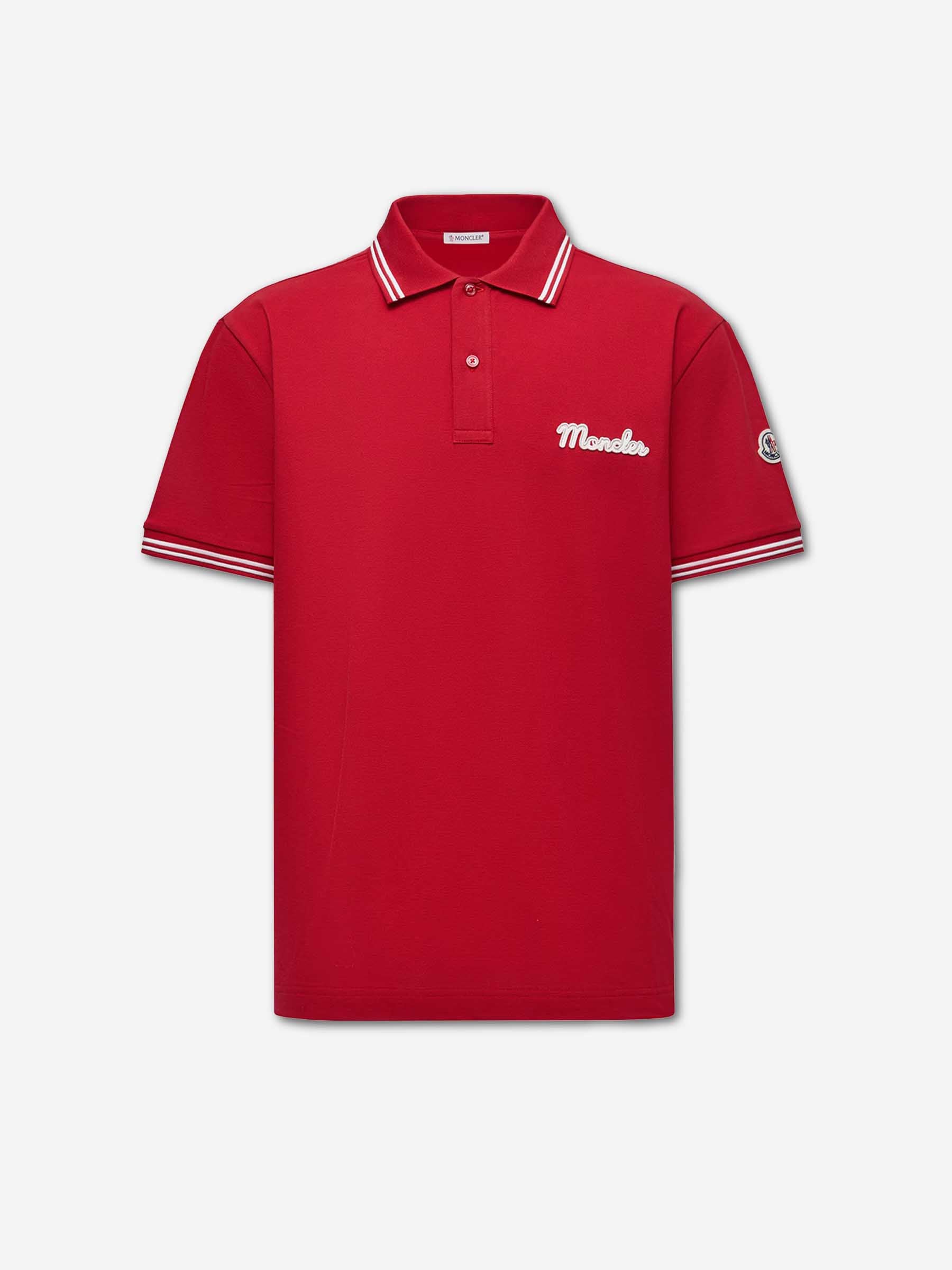 Moncler Hombre Barcelona Polo Bordado color Rojo sku 552-001634 01 - Foto 1