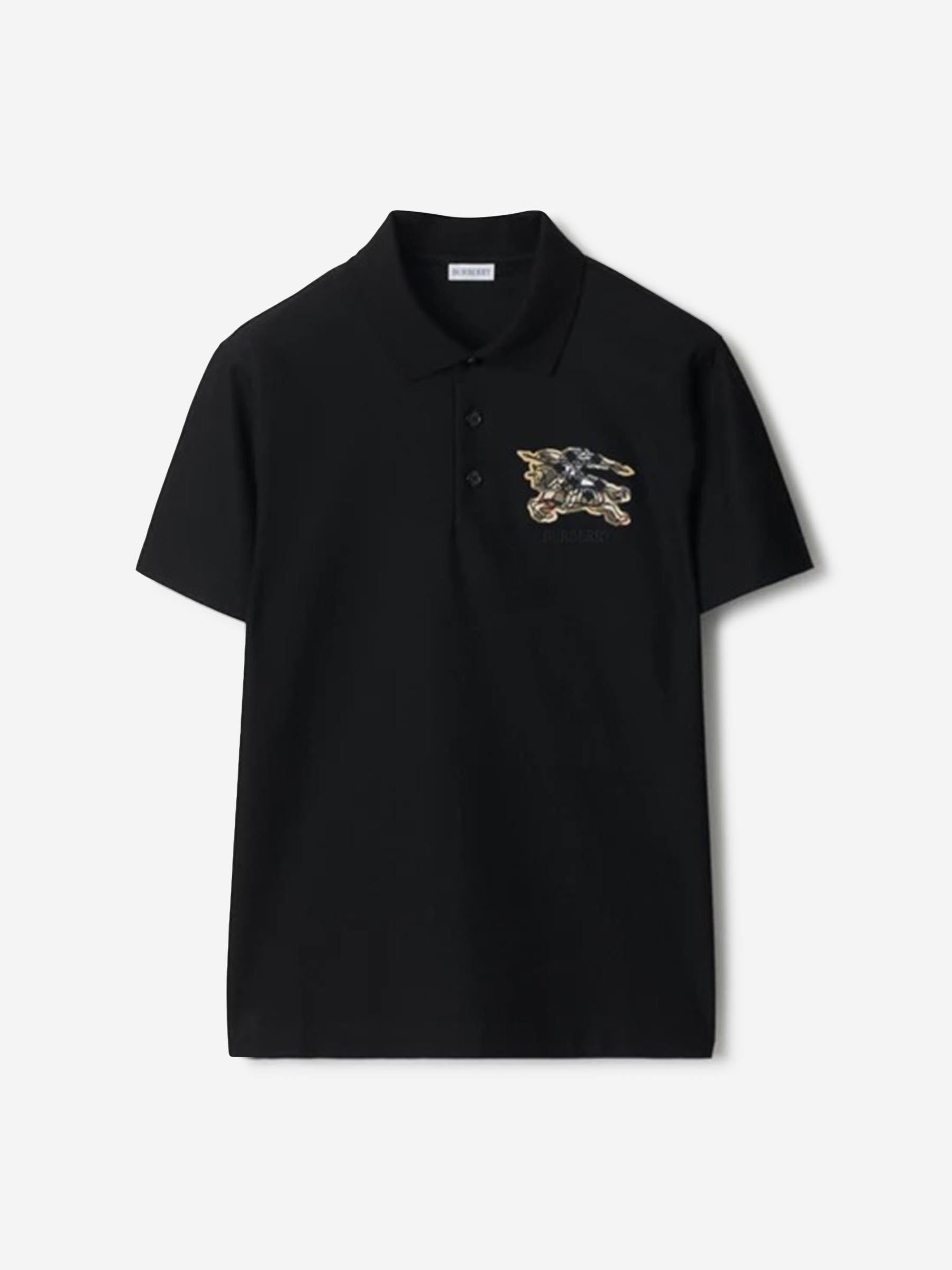 Burberry Hombre Barcelona Polo Piqué Algodón color Negro sku 552-001640 01 - Foto 1