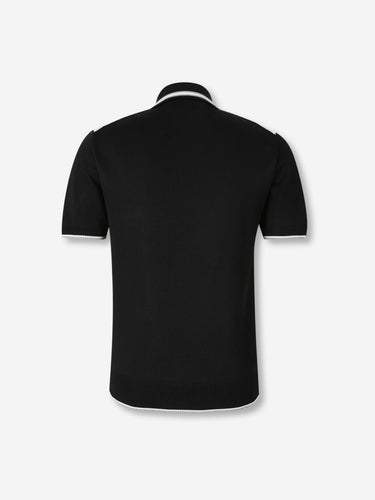 Amiri Hombre Barcelona Polo MA Striped color Blanco Y Negro sku 552-001642 01 - Foto 2