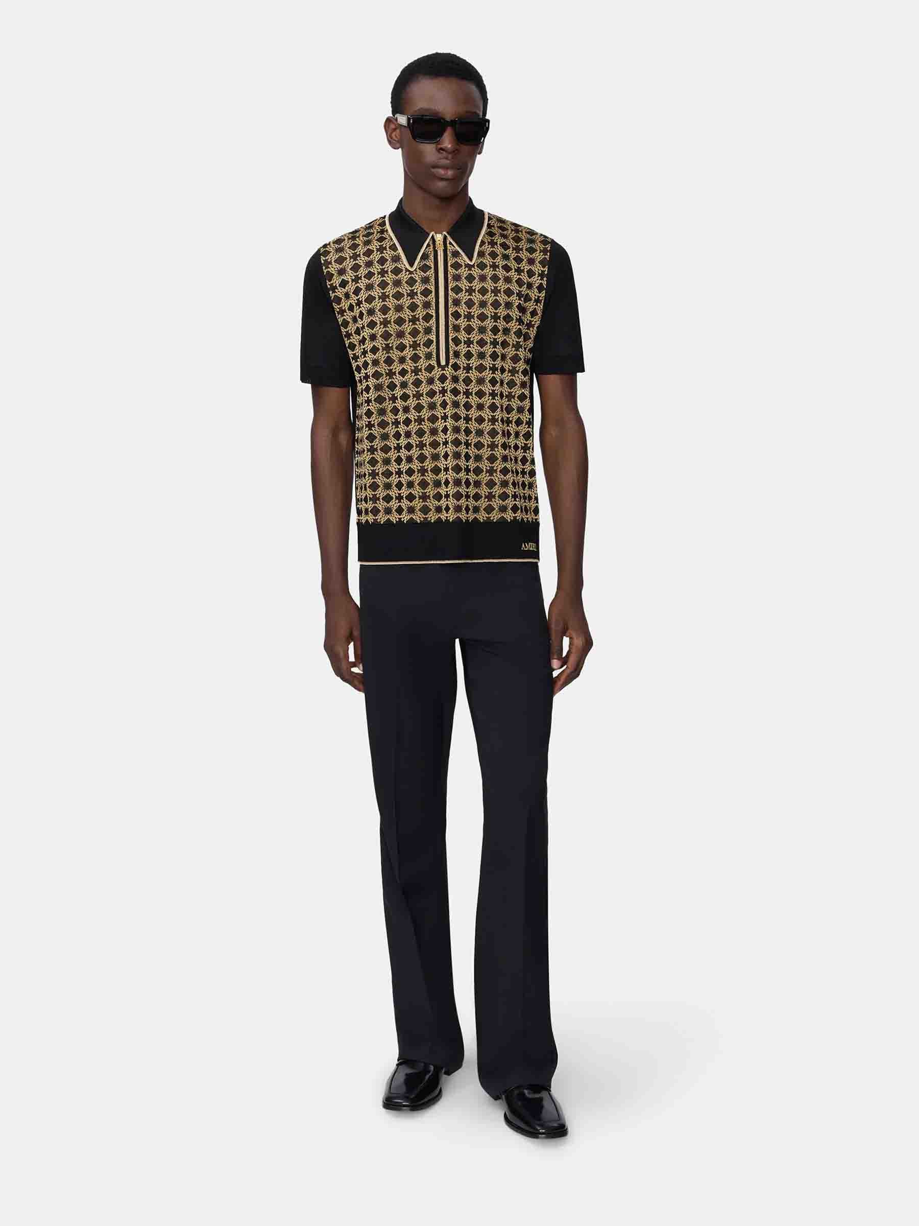 Amiri Hombre Barcelona Polo Ma Quad color Negro sku 552-001643 01 - Foto 2