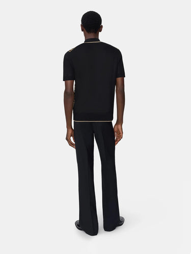 Amiri Hombre Barcelona Polo Ma Quad color Negro sku 552-001643 01 - Foto 3