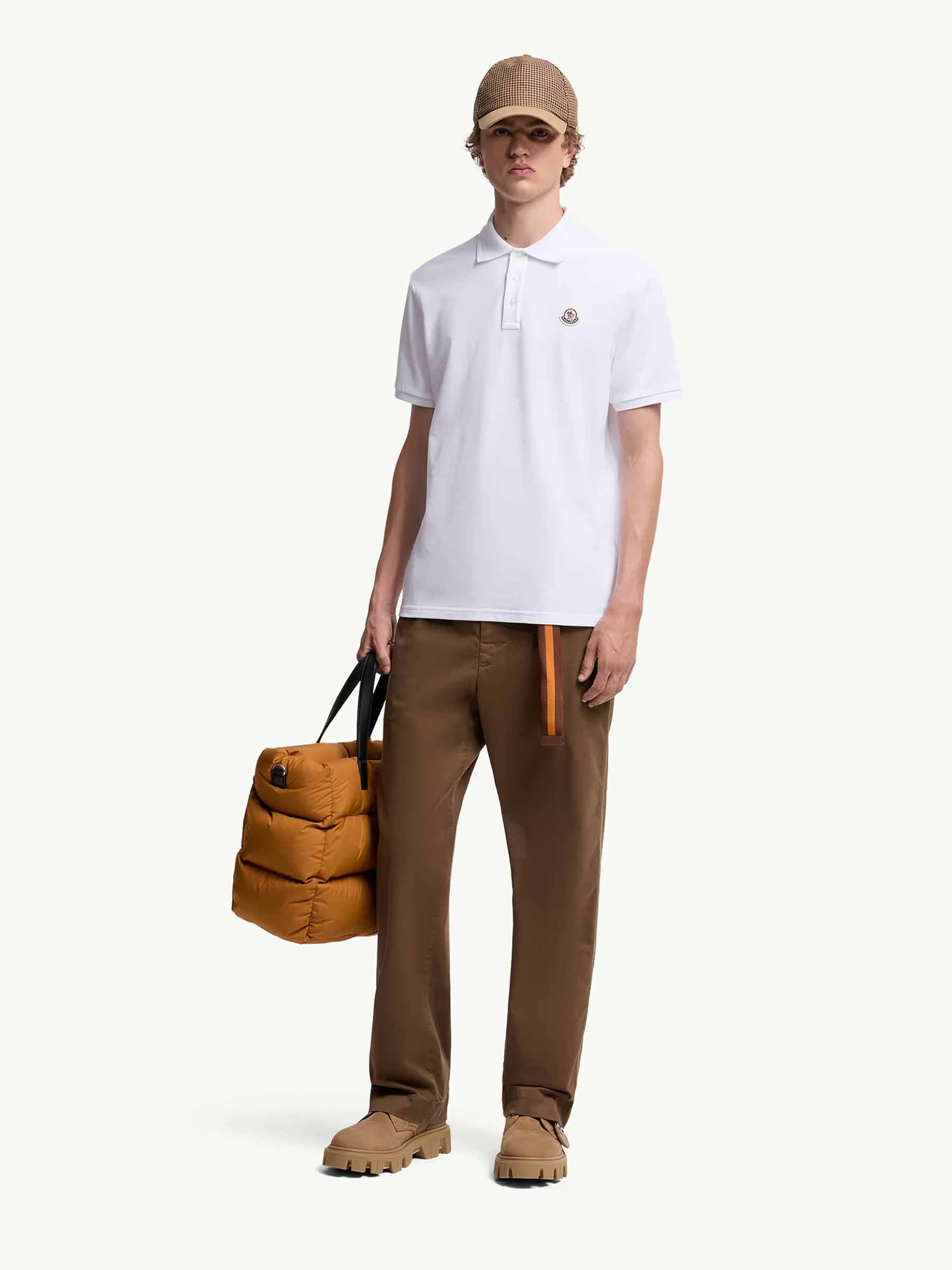 Moncler Hombre Barcelona Polo Piqué Algodón color Blanco sku 552-001644 01 - Foto 2