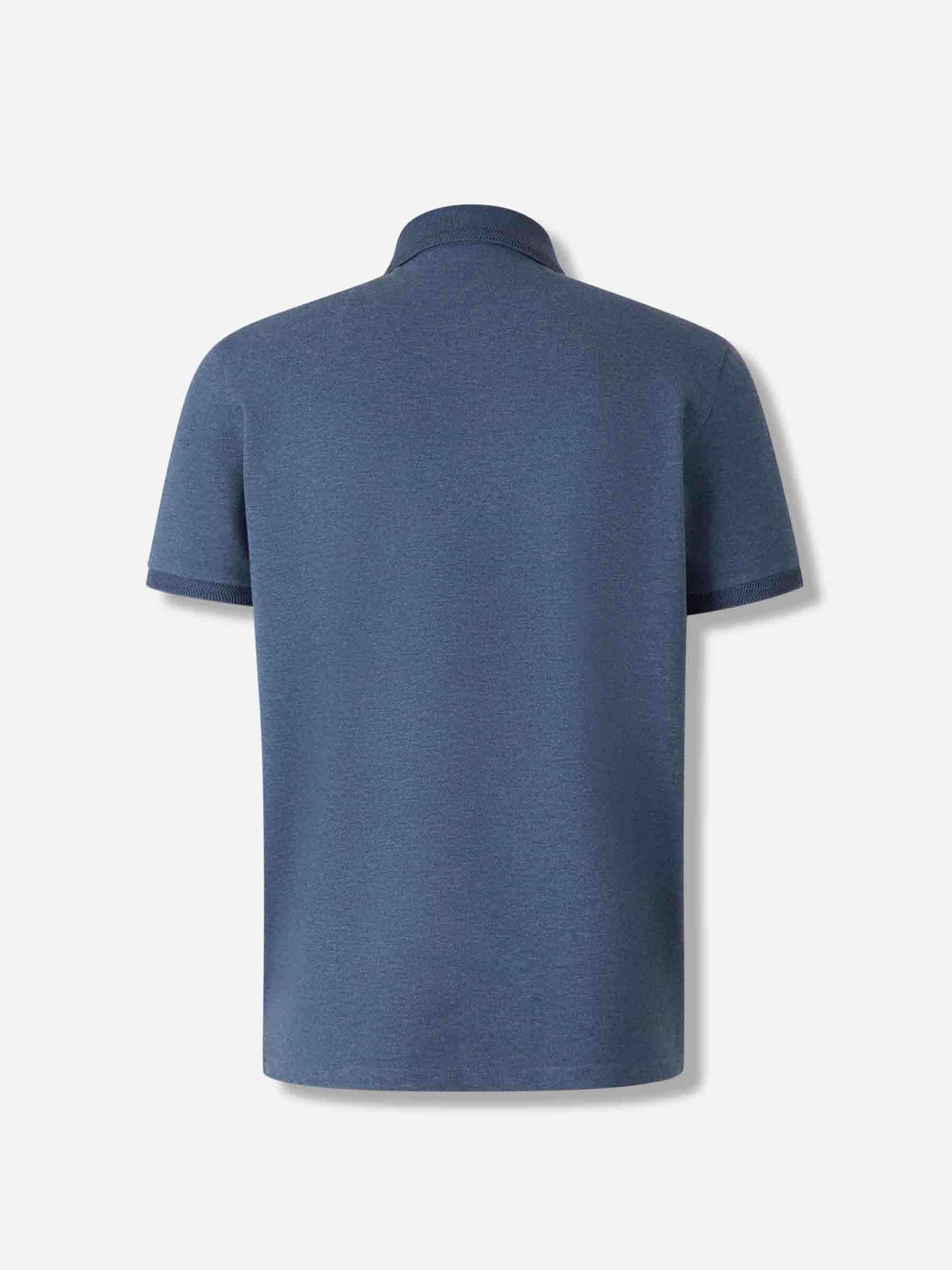 Moncler Hombre Barcelona Polo Piqué Algodón color Azul Denim sku 552-001644 02 - Foto 2