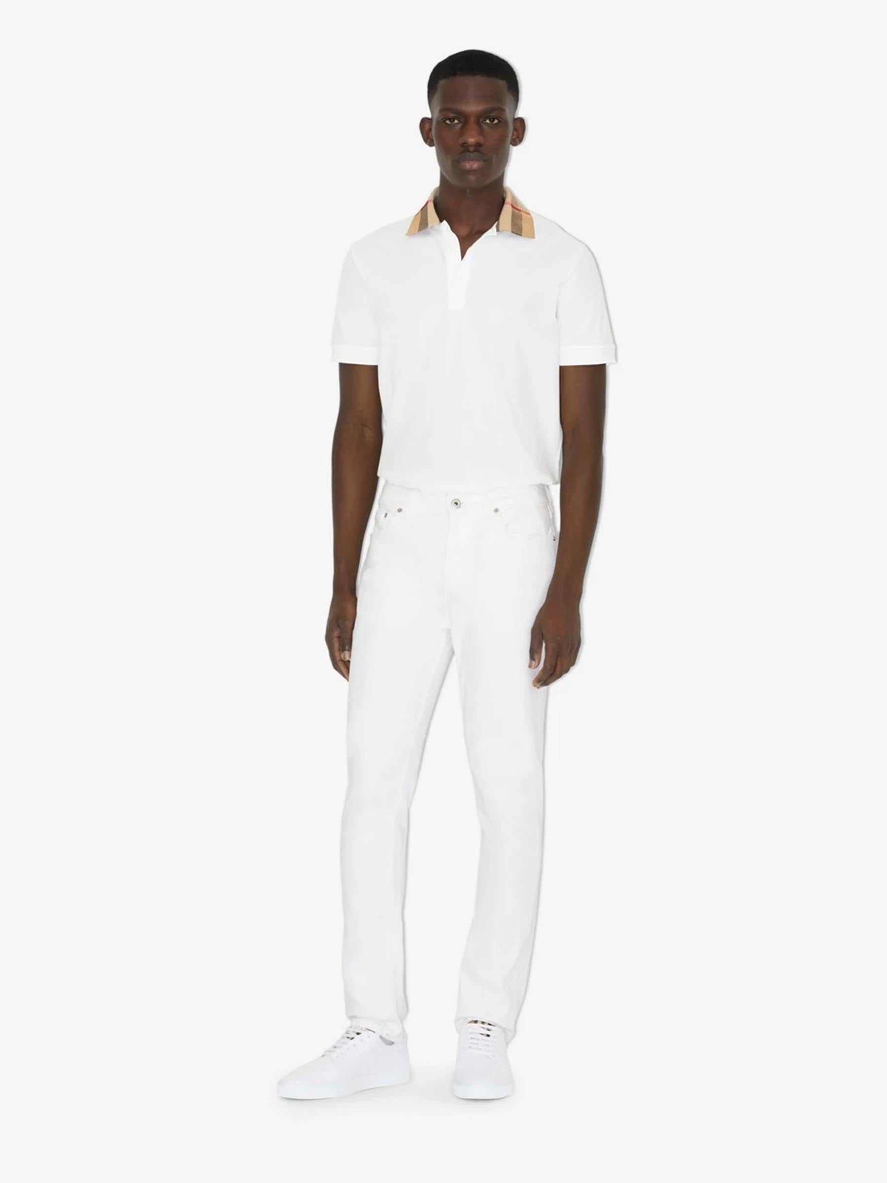 Burberry Hombre Barcelona Polo Manga Corta color Blanco sku 552-001646 01 - Foto 2