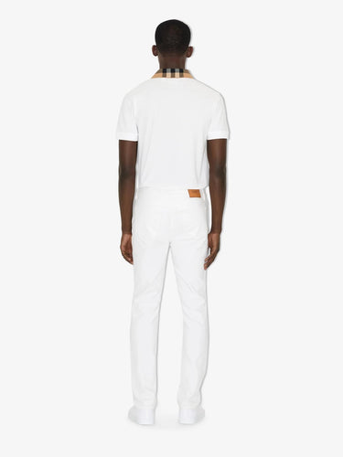 Burberry Hombre Barcelona Polo Manga Corta color Blanco sku 552-001646 01 - Foto 3