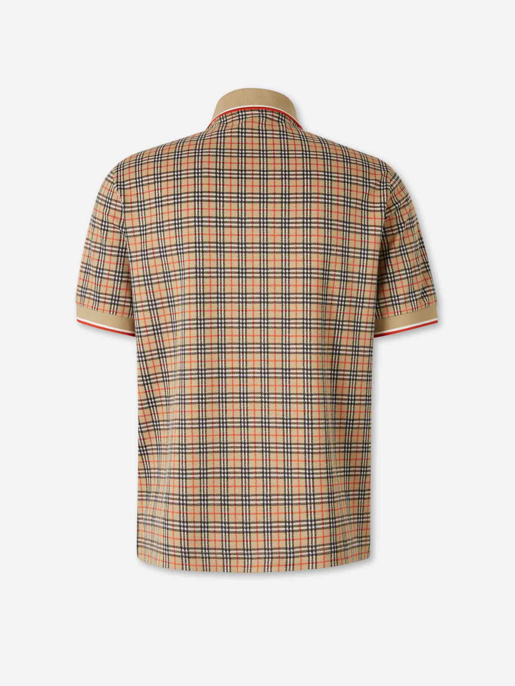 Burberry Hombre Barcelona Polo Manga Corta color Camel sku 552-001648 01 - Foto 2