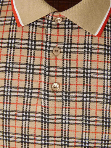 Burberry Hombre Barcelona Polo Manga Corta color Camel sku 552-001648 01 - Foto 3