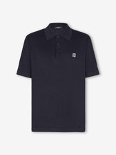 Balmain Hombre Barcelona Polo Punto Monograma color Azul Noche sku 552-001652 02 - Foto 1