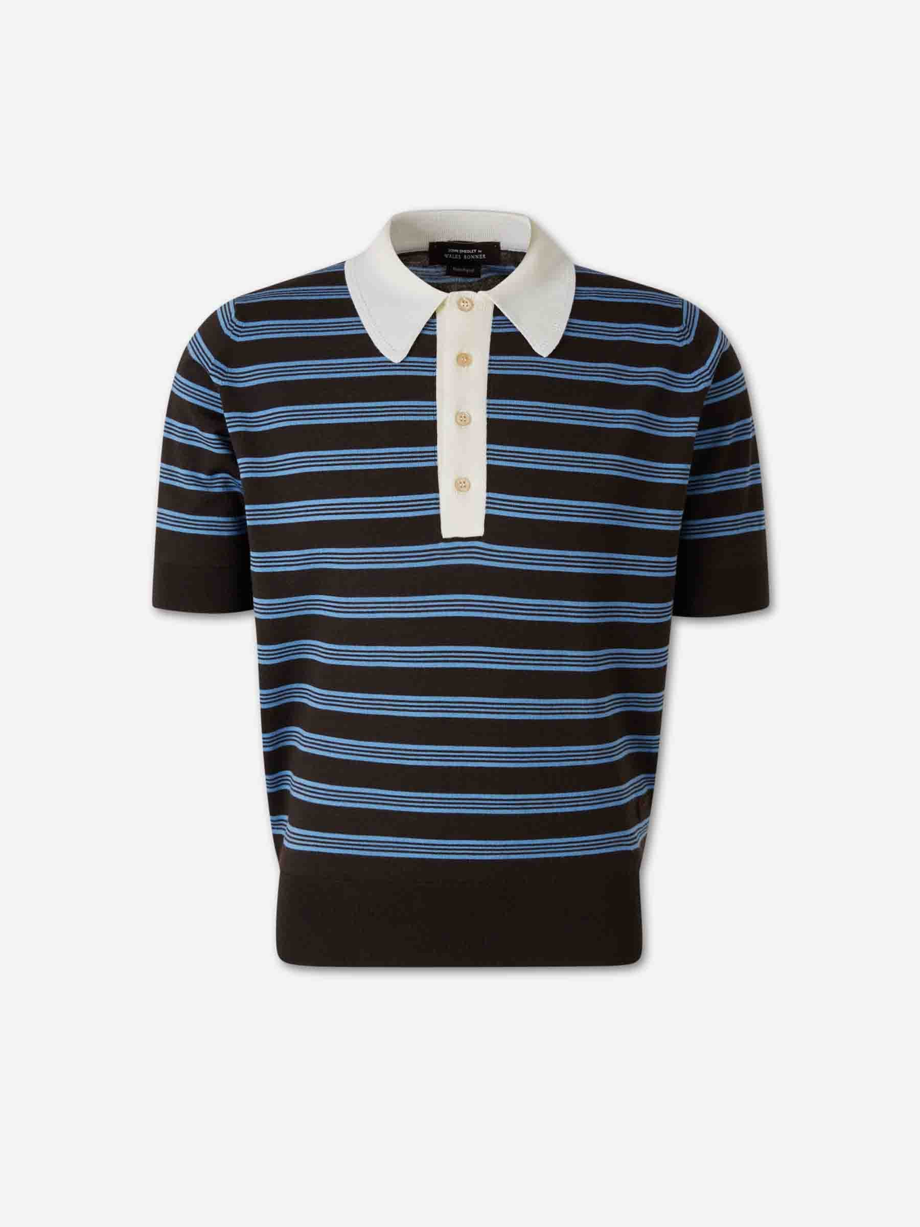 Wales Bonner Hombre Barcelona Polo Punto Lana color Multicolor sku 552-001653 01 - Foto 1