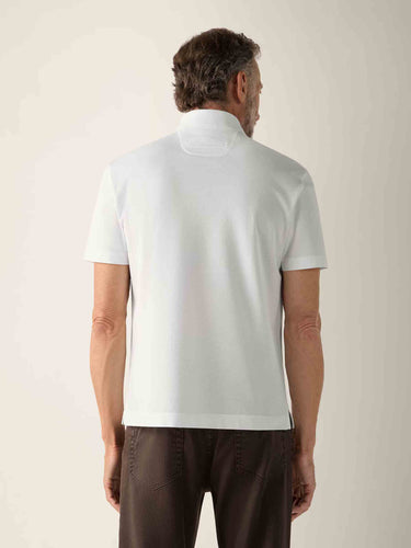 Zegna Hombre Barcelona Polo Liso color Blanco sku 552-001655 01 - Foto 3