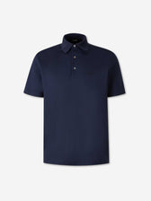Zegna Hombre Barcelona Polo Algodón color Azul Marino sku 552-001658 01 - Foto 1