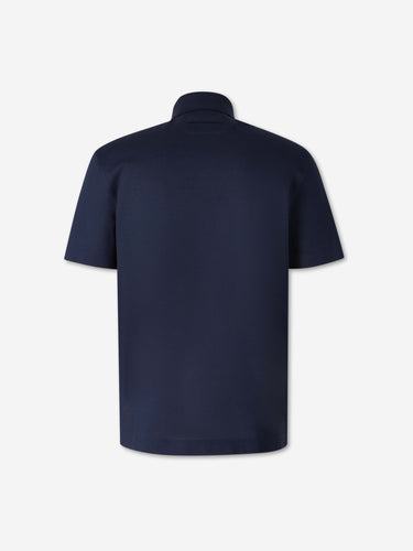 Zegna Hombre Barcelona Polo Algodón color Azul Marino sku 552-001658 01 - Foto 2