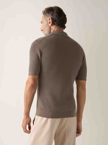 Zegna Hombre Barcelona Polo de Punto color Verde Militar sku 552-001660 02 - Foto 3