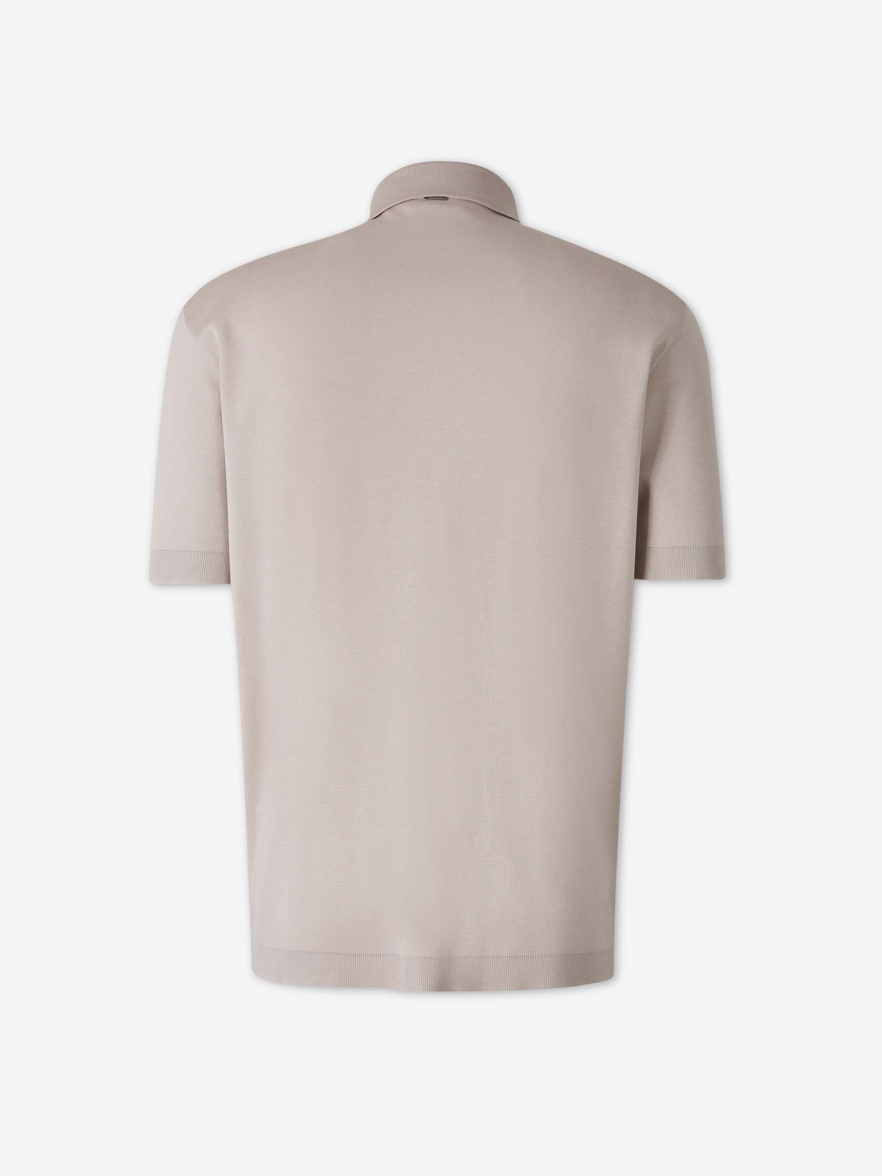 Herno Hombre Barcelona Polo Manga Corta color Taupe sku 552-001661 04 - Foto 2