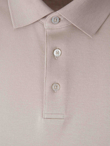 Herno Hombre Barcelona Polo Manga Corta color Taupe sku 552-001661 04 - Foto 3