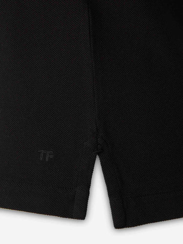 Tom Ford Hombre Barcelona Polo Liso Algodón color Negro sku 552-001662 02 - Foto 4