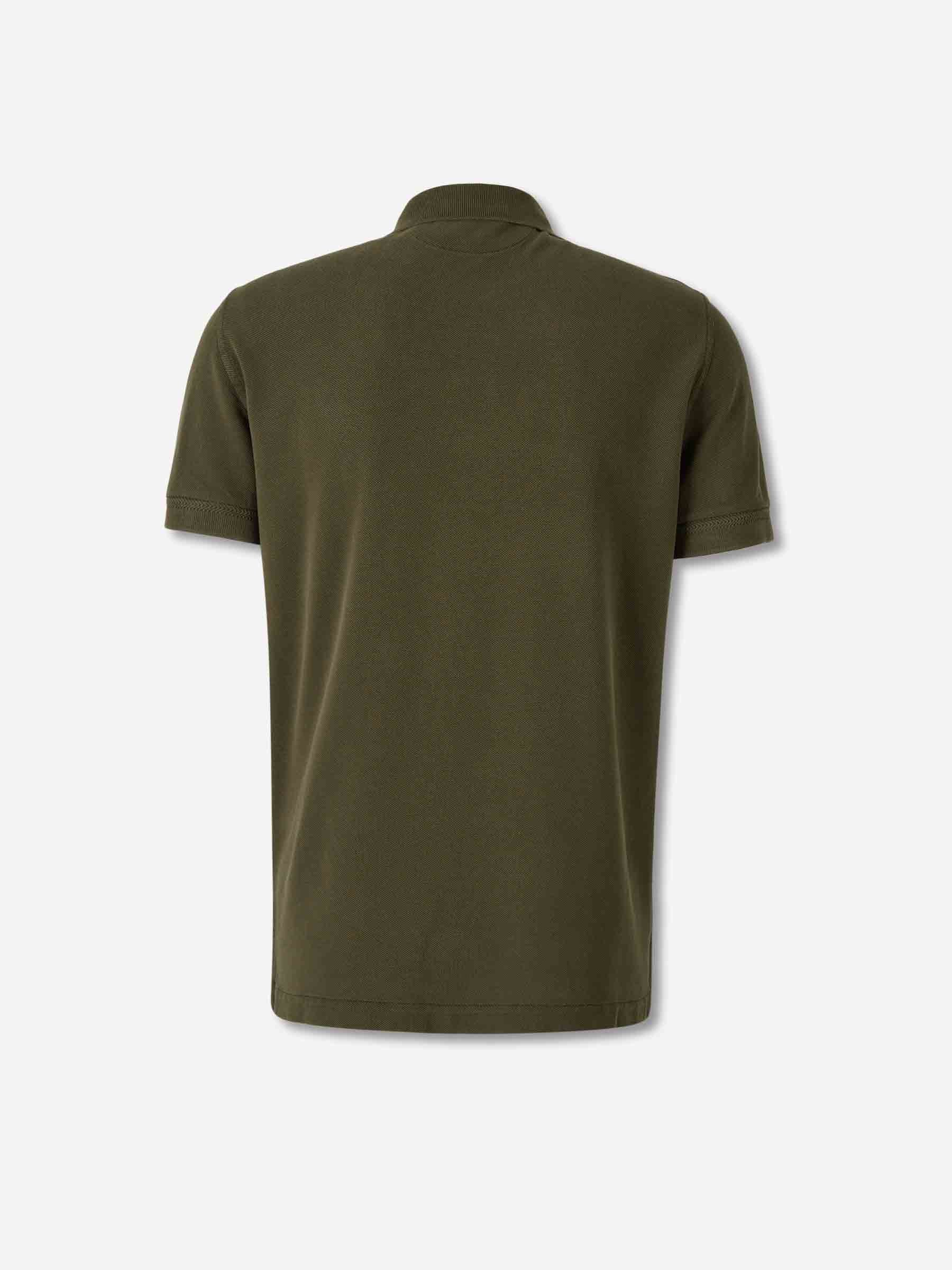 Tom Ford Hombre Barcelona Polo Liso Algodón color Verde Militar sku 552-001662 03 - Foto 2