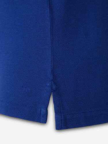 Tom Ford Hombre Barcelona Polo Liso Algodón color Azul Real sku 552-001662 04 - Foto 4