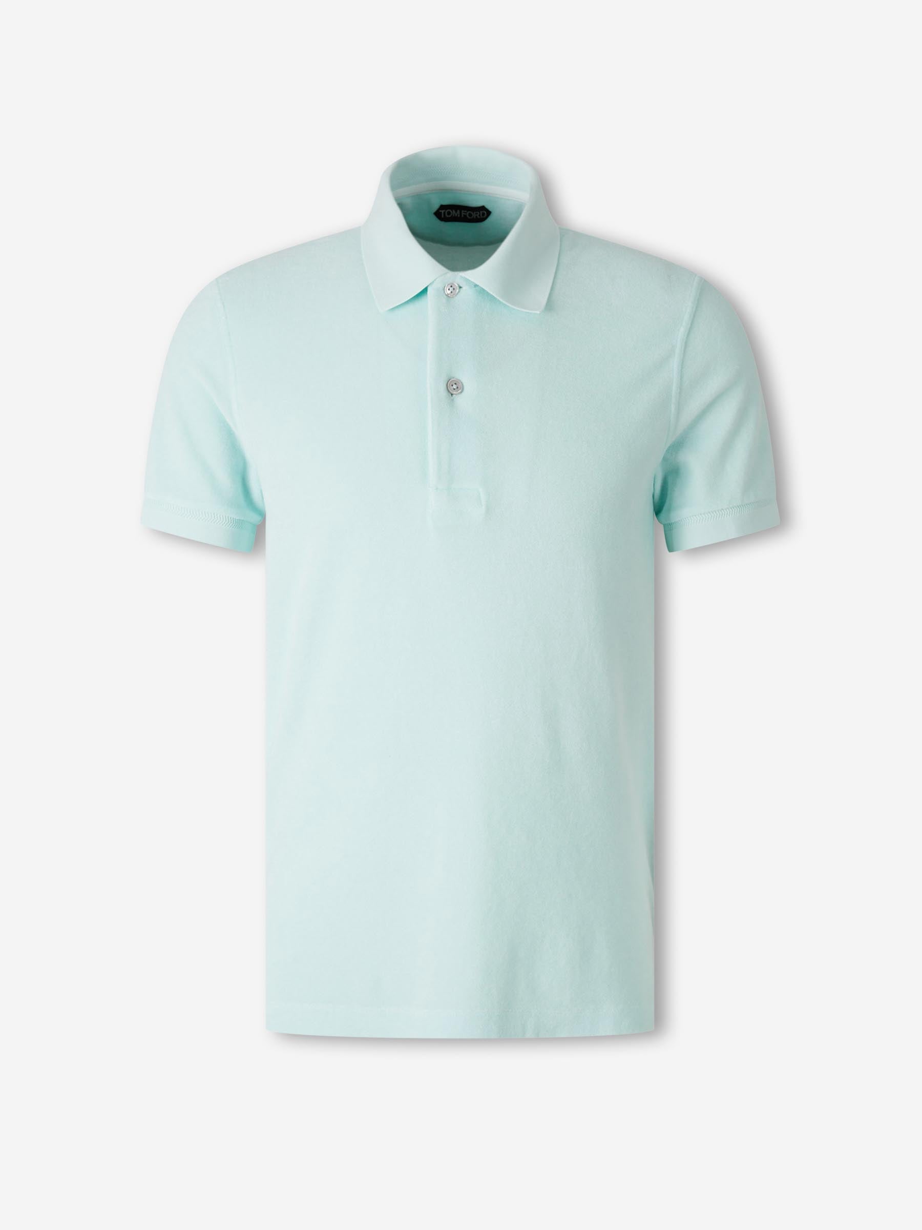 Tom Ford Hombre Barcelona Polo Manga Corta color Azul Celeste sku 552-001663 03 - Foto 1