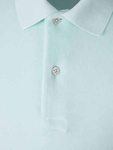 Tom Ford Hombre Barcelona Polo Manga Corta color Azul Celeste sku 552-001663 03 - Foto 3