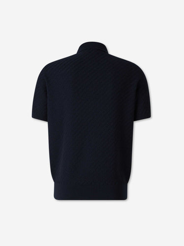 Brioni Hombre Barcelona Polo Manga Corta color Azul Noche sku 552-001664 01 - Foto 2