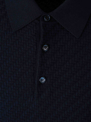 Brioni Hombre Barcelona Polo Manga Corta color Azul Noche sku 552-001664 01 - Foto 3