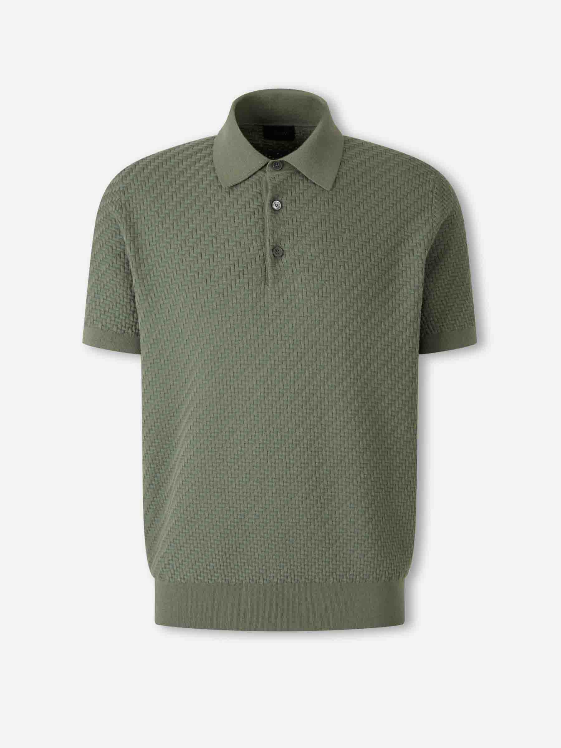 Brioni Hombre Barcelona Polo Formal Algodón color Verde sku 552-001665 01 - Foto 1