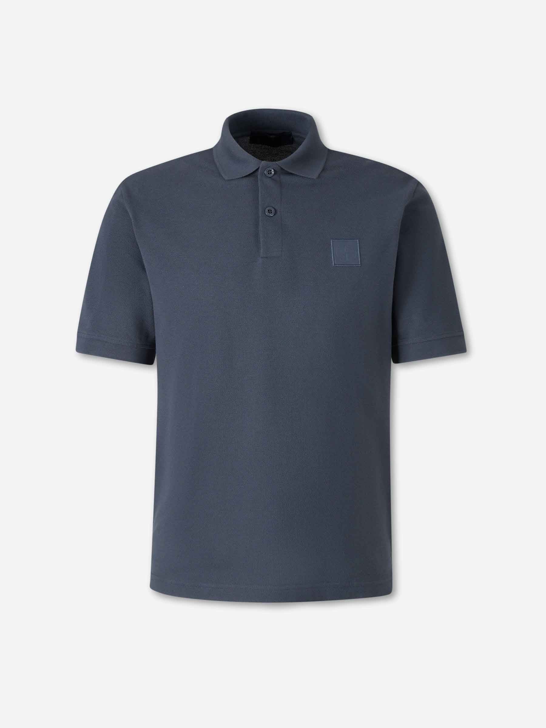 Stone Island Hombre Barcelona Polo Punto Algodón color Azul Índigo sku 552-001666 01 - Foto 1