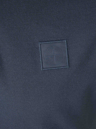 Stone Island Hombre Barcelona Polo Punto Algodón color Azul Índigo sku 552-001666 01 - Foto 4