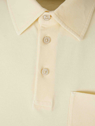 Moncler Hombre Barcelona Polo Manga Corta color Amarillo Claro sku 552-001668 01 - Foto 3