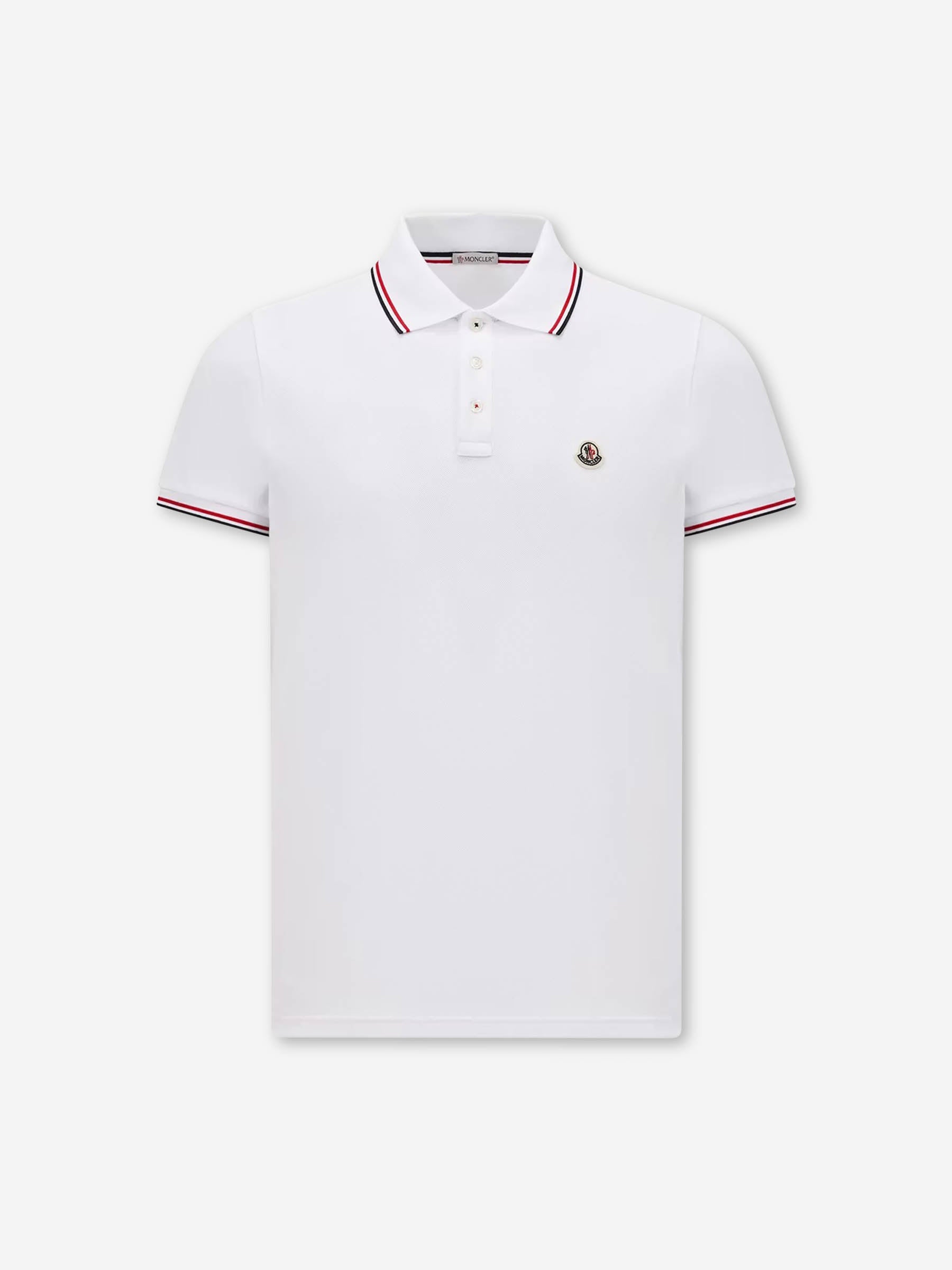 Moncler Hombre Barcelona Polo Manga Corta color Blanco sku 552-001670 01 - Foto 1
