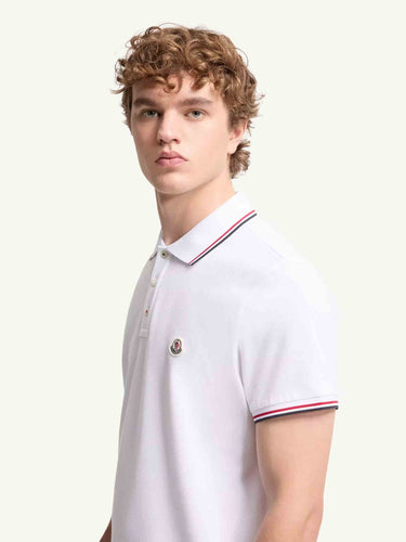 Moncler Hombre Barcelona Polo Manga Corta color Blanco sku 552-001670 01 - Foto 4