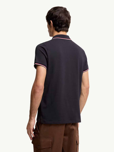 Moncler Hombre Barcelona Polo Manga Corta color Azul Marino sku 552-001670 02 - Foto 3