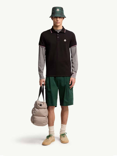 Moncler Hombre Barcelona Polo Manga Corta color Negro sku 552-001670 03 - Foto 2