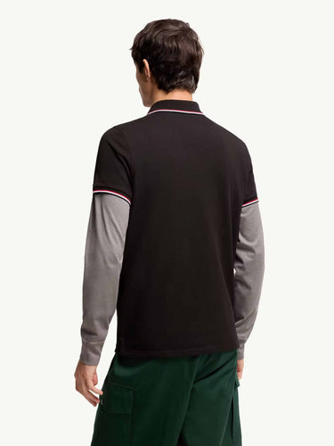 Moncler Hombre Barcelona Polo Manga Corta color Negro sku 552-001670 03 - Foto 3
