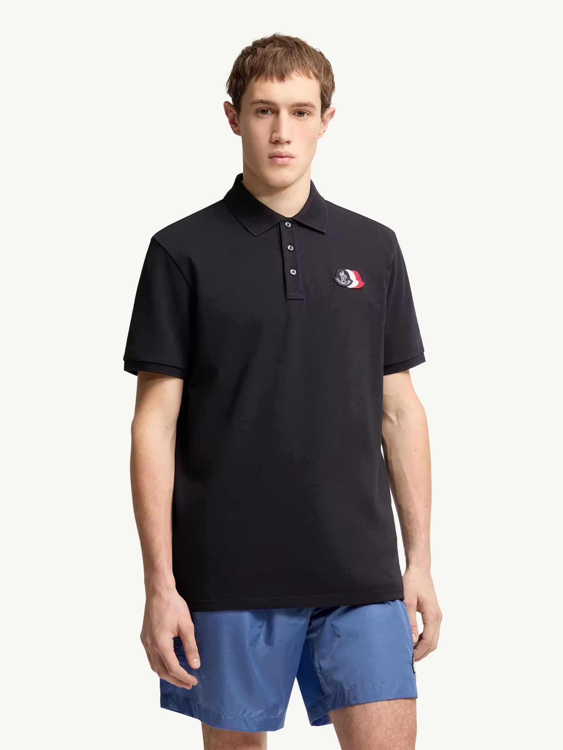 Moncler Hombre Barcelona Polo Manga Corta color Azul Marino sku 552-001674 03 - Foto 2